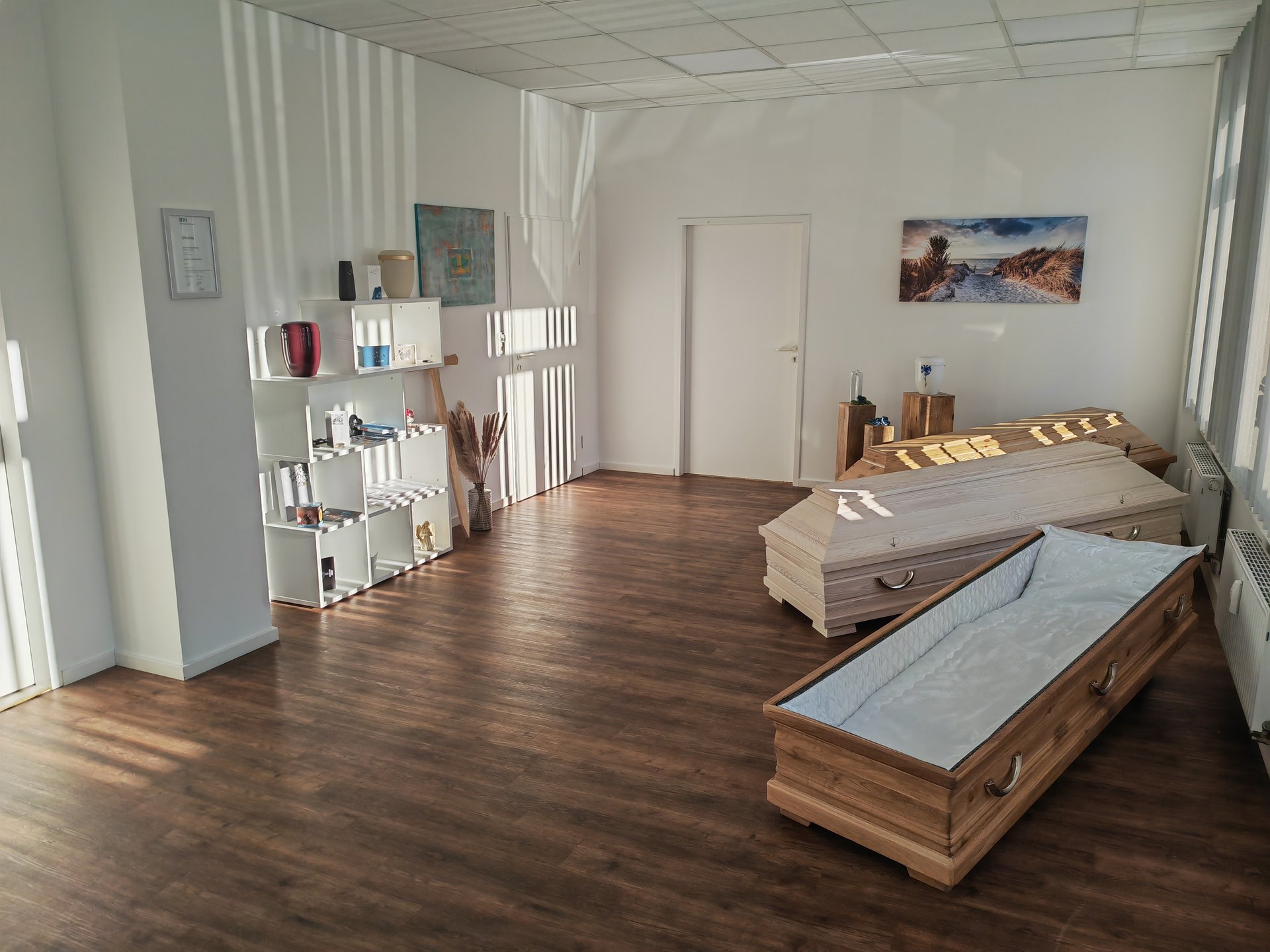 Sargausstellung bei Sommerfeld Bestattungen